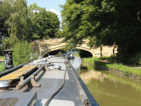 Morpheus approaching picturesque bridge